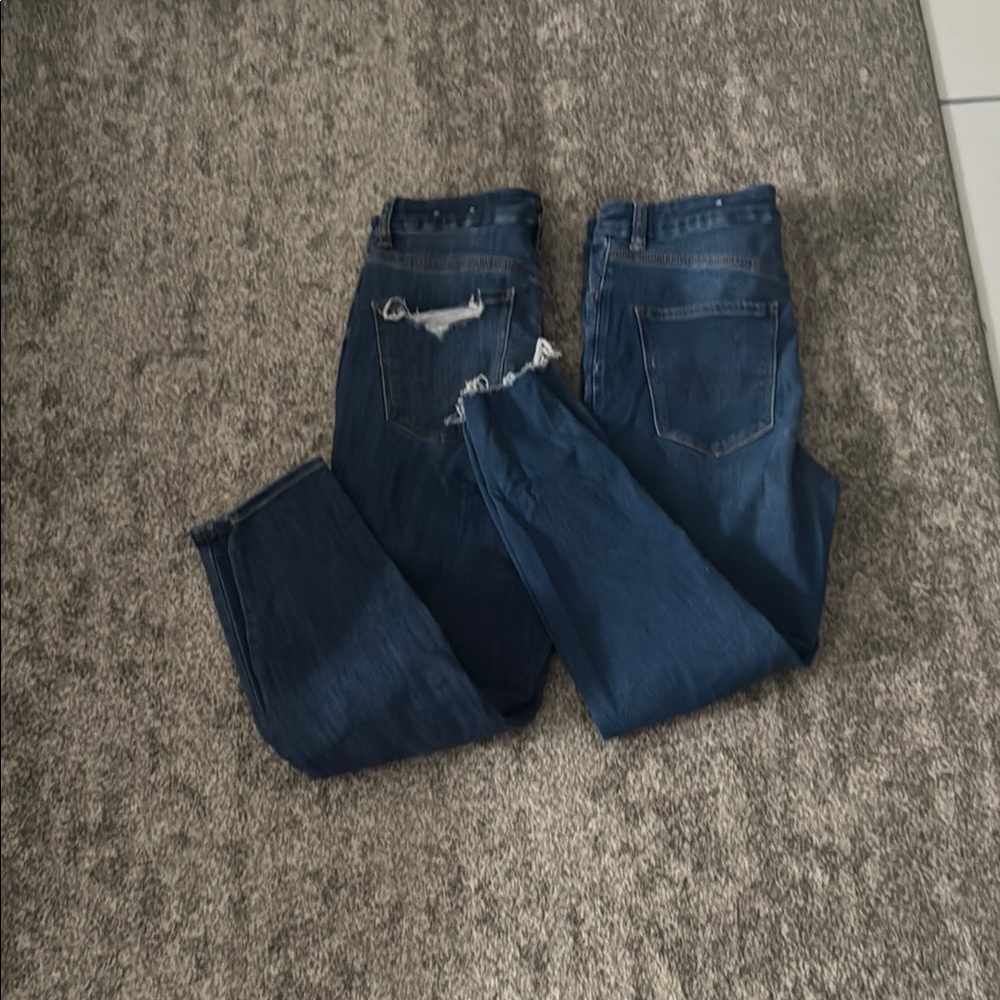 American Eagle Outfitters Blue Straight Jeans